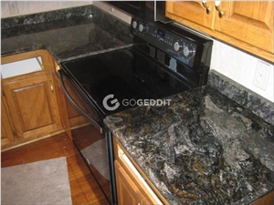 Brazil Black Cosmos Granite Kitchen Countertop