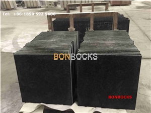 Angola Black Granite Honed Tiles