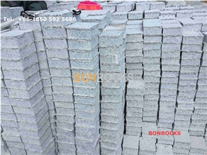 G623 China Bianco Sardo Granite Flamed Cube Stone