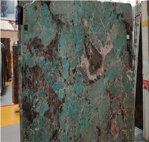 Amazonita Marble Blue Stone for Background Wall