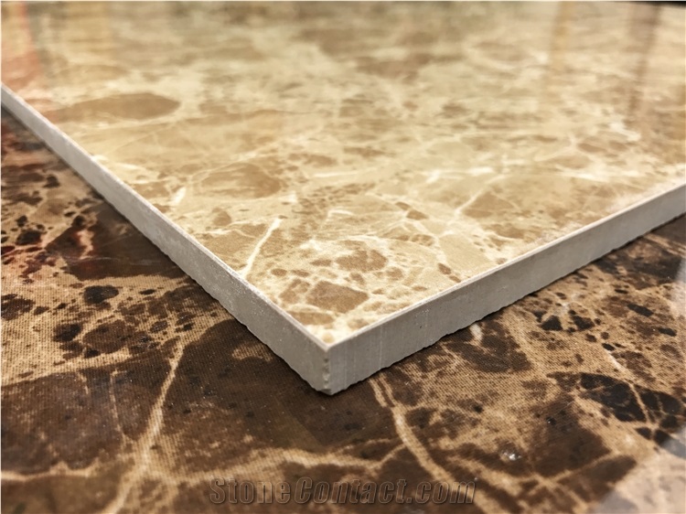 Beige Color Artificial Marble Tiles for Project