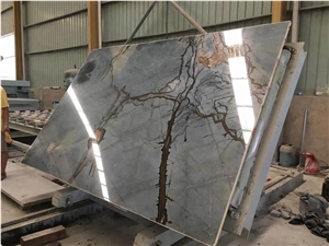 Blue Luxury Stonepolished Slabs for Feature Wall