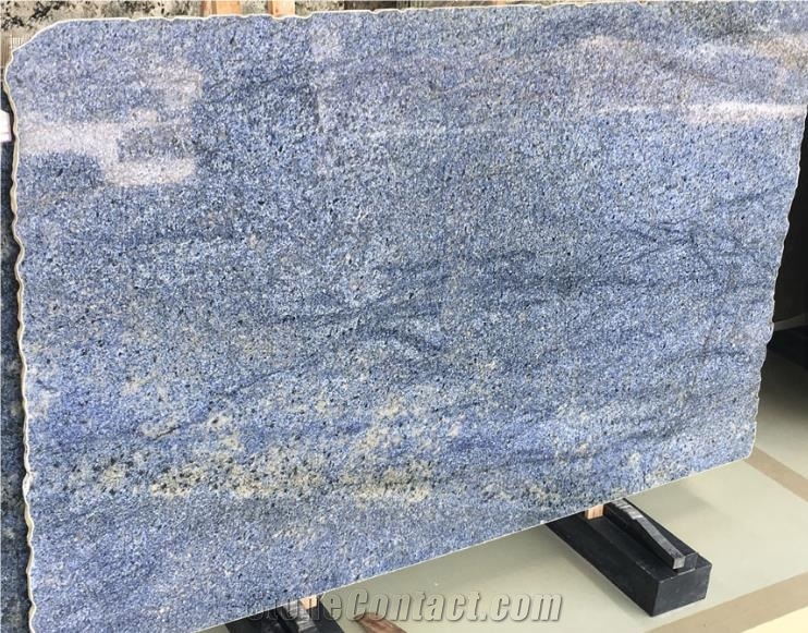 Brazilian Azul Bahia Blue Granite Polished Slab