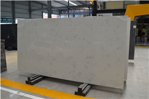 Carrara White Engineered Quartz Stone Walling Tile