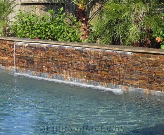 Cheap Slate Ledge Stone for Exterior Wall Cladding