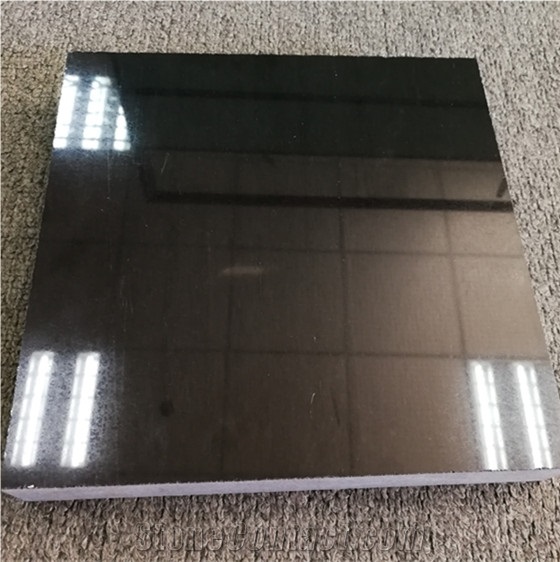 China Absolute Black Granite Tiles for Floor