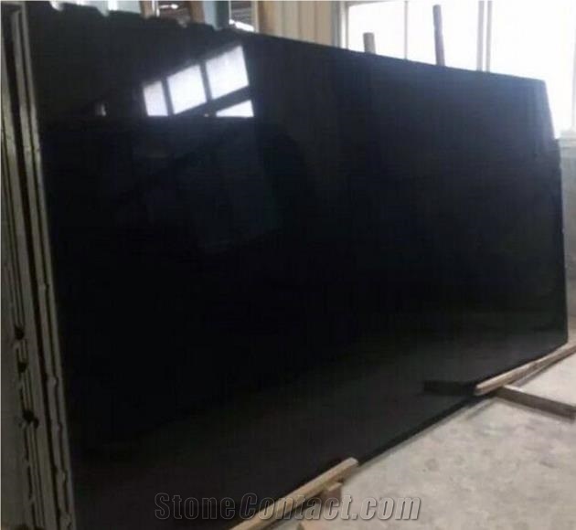China Absoluto Beiyue Black Granite Polished Tiles