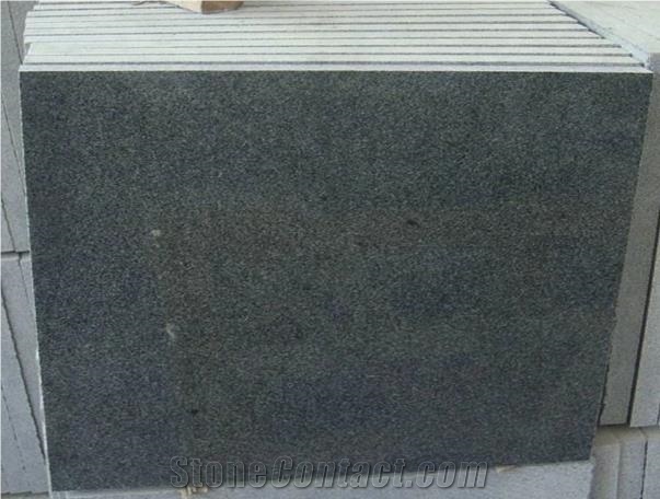 China Charcoal Sesame Black Impala Granite Tiles