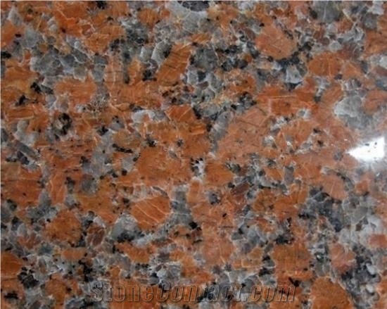 China Charme Capao Bonito Maple Red Granite Slabs