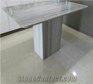 China Crystal Wood Marble Countertop Kitchen Top