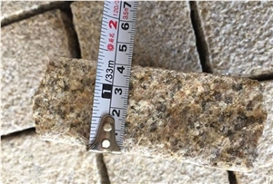 China G682 Granite 10x10x4cm Cube Paving Stone