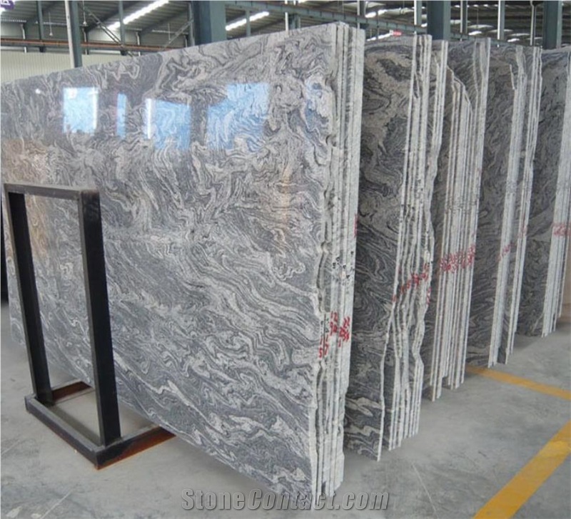 China Juparana Grey Granite Polished Big Slabs