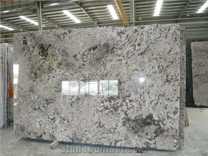 China New Bethel White Granite Polished Slabs