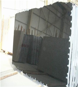 China Shanxi Black Granite Polished Flooring Tiles