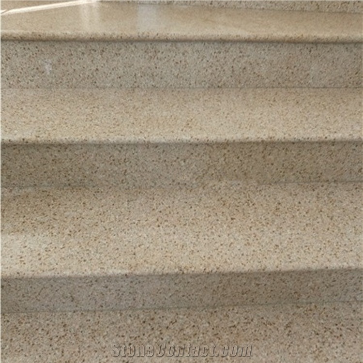 China Sunset Glold Granite Steps, Stairs, Riser,