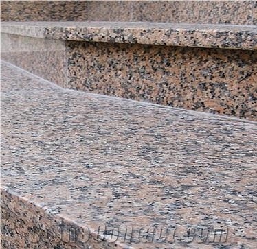 China Wulian Red Flower Granite G361 Polished Tile