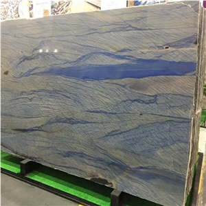 Classical Nature Brazil Blue Marble Luxury Stone