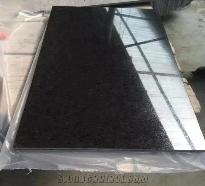 Fuding Absolute Black G684 Granite Polished Tiles