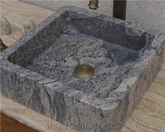 Granite Stone Rectangle Basins for Hotels