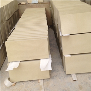 Honed China Beige Sandstone Wall Covering Tiles