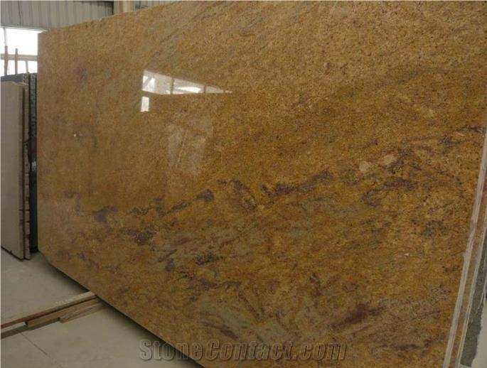 India Madura Gold Granite Polished Slab