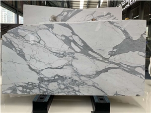 Italy Calacatta Carrara White Marble Slab Tiles