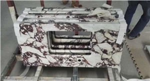 Italy Calacatta Viola Marble Polished Countertop