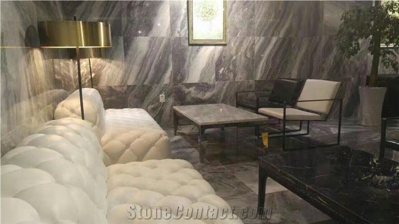 Italy Palissandro Nuvolato Marble Flooring Tiles