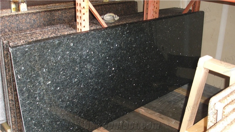 Labrador Dark Granite Polished Slab for Exterior