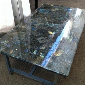 Labradorite Blue Granite Slab Tile for Countertops