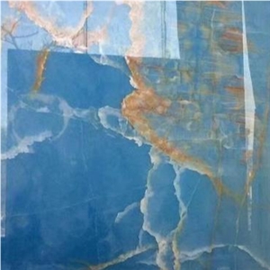 Luxury Blue Jade Semiprecious Stone Slabs