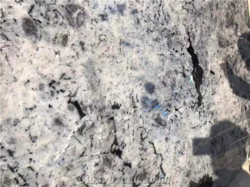 Madagascar Labradorite Blue Granite Slabs Tiles