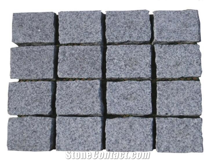 Natural G439 Granite Cube Stone Driveway Pavers