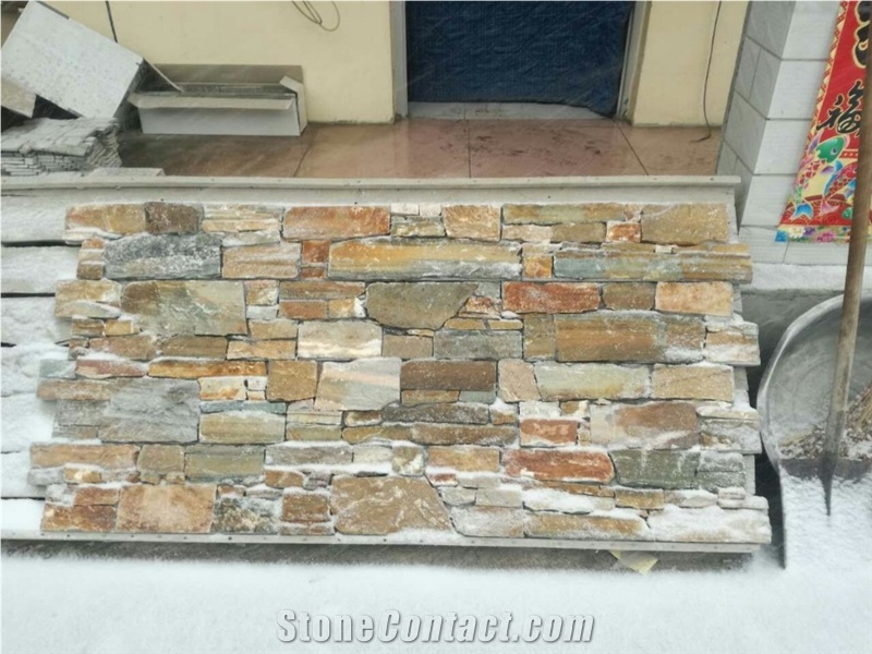 Natural Slate Ledge Stone for Exterior Wall Clad