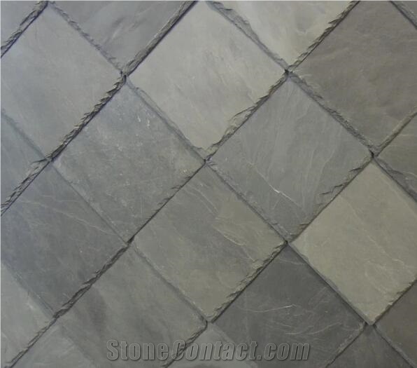 Natural Split Surface Slate Tile Round Roof Slate