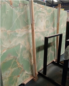 Polished Iran Onice Verde Persiano Onyx Wall Tiles