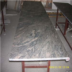 Polished Juparana Grey China Granite Countertop