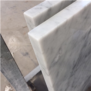 Prefab Custom Carrara Marble Bathroom Vanity Tops