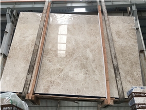 Turkey Classical Cappuccino Beige Marble Tile Slab