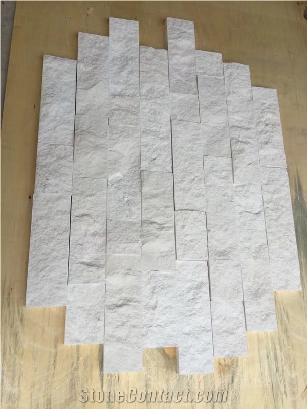 White Slate Cultured Stone Building Wall Cladding