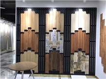 Perforated Plate Stone Material Tiles Display Rack