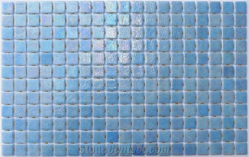 Ezarri Safe Steps Anti-Slip Iris Azur Glass Mosaic