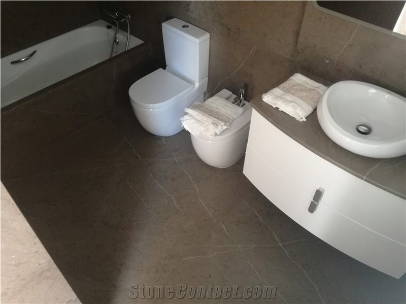 Bronze Armani Marble Residential Bathroom