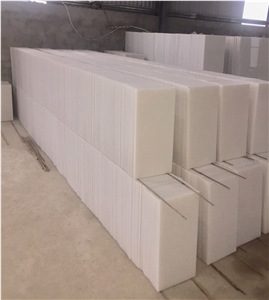 Vietnam Pure White Marble Tiles Polished