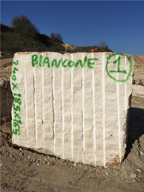 Biancone Trani Quarry Blocks