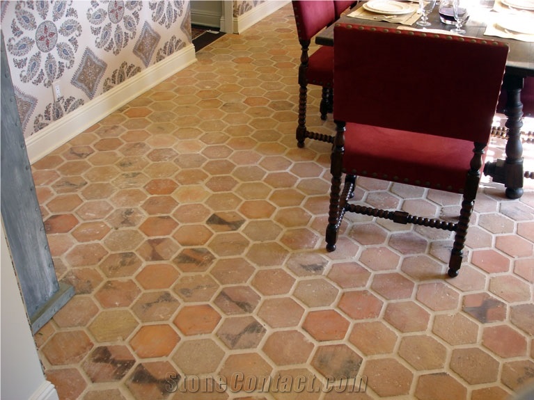 Terracotta Floor Tiling Project