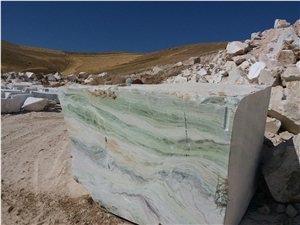 Green Dragon Marble, Iran Green Marble Block