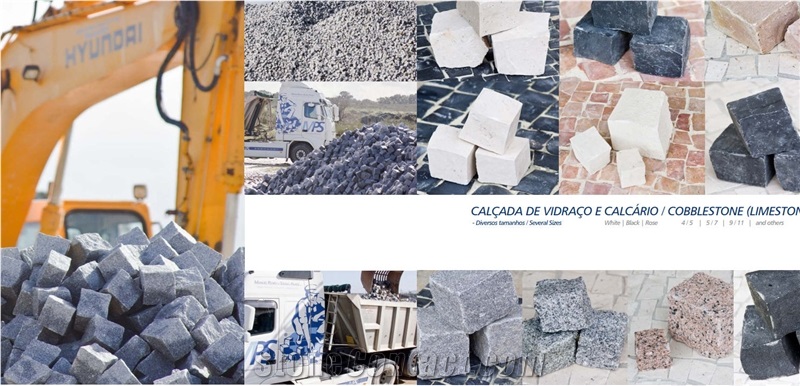 Cinza Alpalhao-Azul De Alpalhao Granite Cobbles