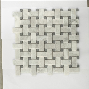 Fantasy White Marble Hexagon Mosaic for Kitchen
