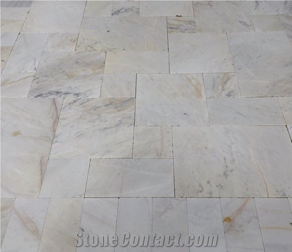 Cloudy White Marble Tiles, Cloud Vein Marble Pattern